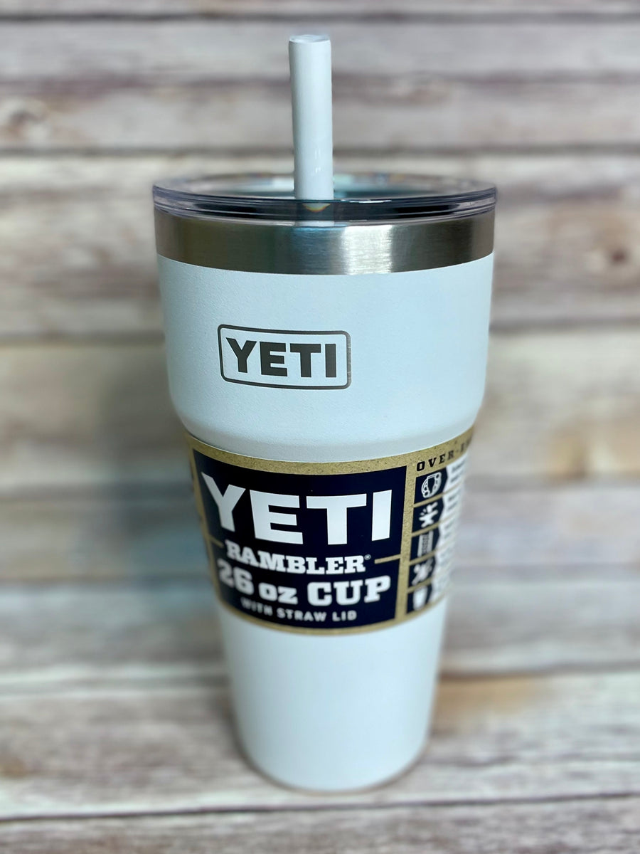 Yeti Rambler 26oz Cup with Straw Lid – Broken Arrow Outfitters