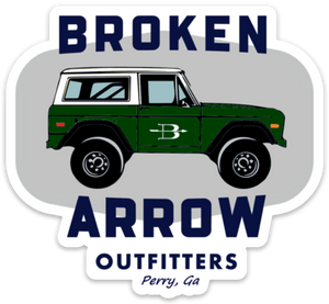 Broken Arrow Bronco Sticker