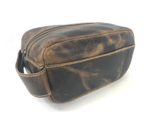 Load image into Gallery viewer, Leather Dopp Kit (More colors available)
